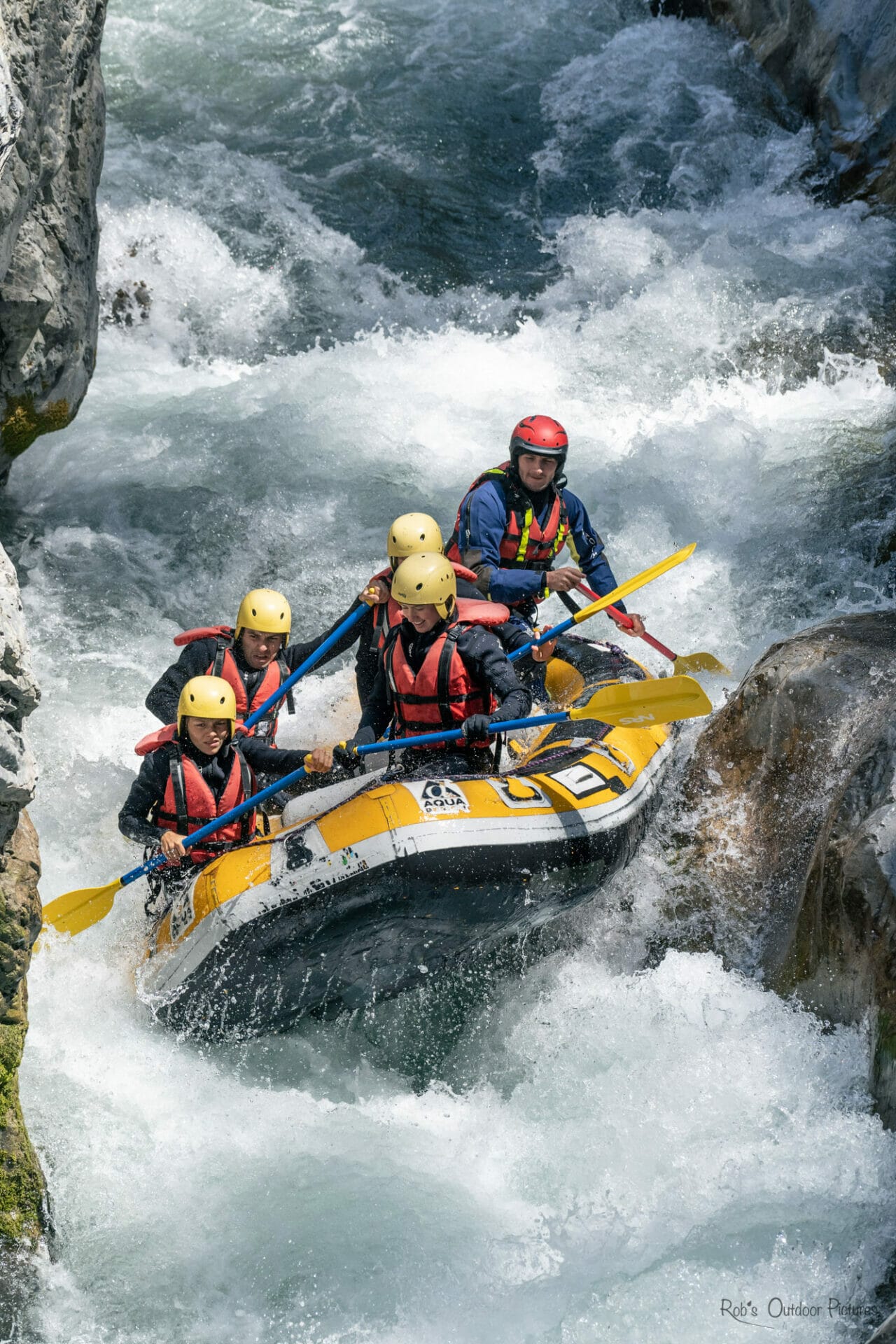 Rafting dans la gorge de château Queyras